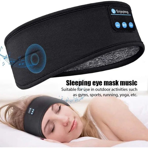 Fone Bluetooth Earphones Sports Sleeping Headband Elastic Wireless Headphones Carousel 2