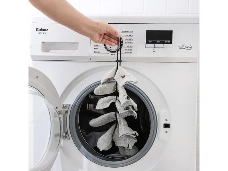 Home Socks Hanging Rope Creative Multi-Function Washing Clothes Basket Net Carousel 1