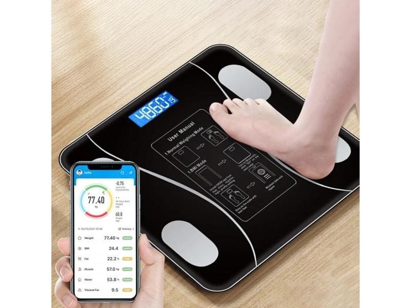 Smart Weighing Scale Bluetooth Electronic Intelligent Weight Loss Body Fat Carousel 2