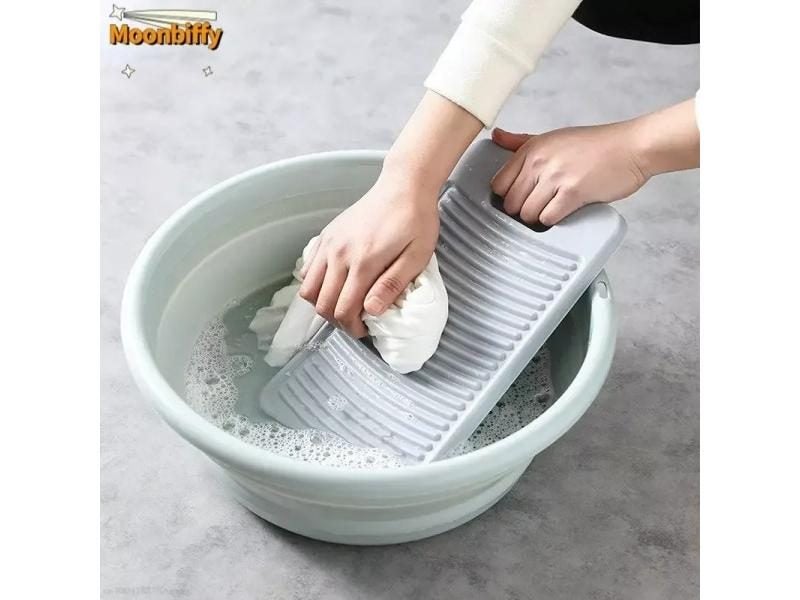 Plastic Washing Board Children's Manual Sturdy Laundry Washing Board Travel Carousel 2