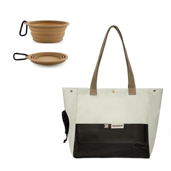Cat Carrier Bag One Shoulder Canvas Transport Bag Portable Handbag Puppy Kitten Carousel 1