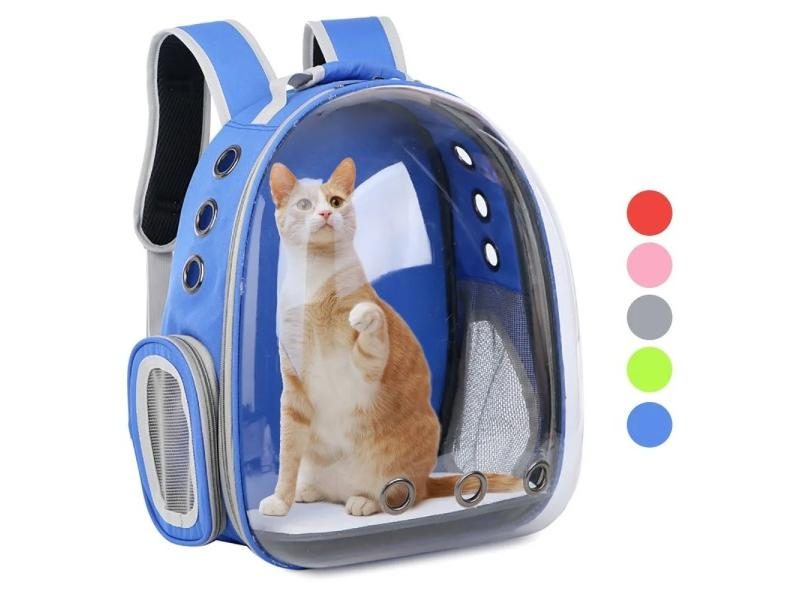 Cat Carrier Bags Breathable Pet Carriers Small Dog Cat Backpack Travel Space Carousel 2