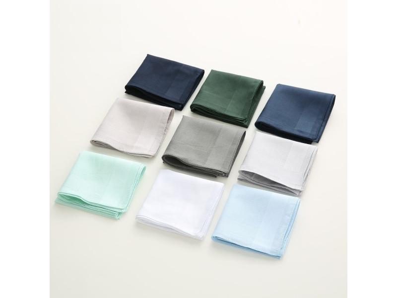 Cotton Solid Color Handkerchief For Cycling Camping Portable Men's Pocket Towel Carousel 2