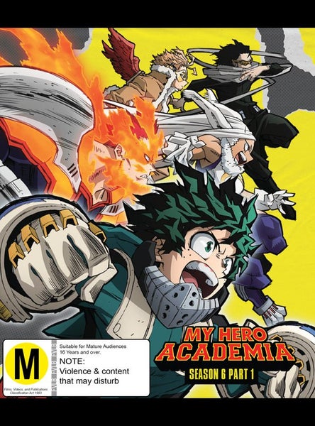 MY HERO ACADEMIA - SEASON 6 PART 1 (BLU-RAY + DVD) (5 DISC) Carousel 1