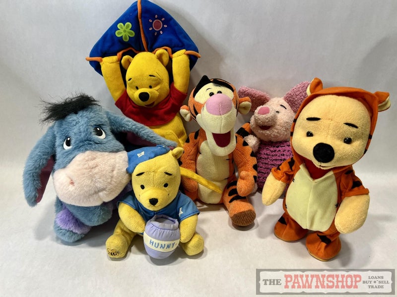 Winnie the Pooh Plush Collection - 6 x Toys Carousel 1