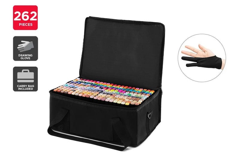 262-Piece Colour Marker Set (Black) Carousel 1
