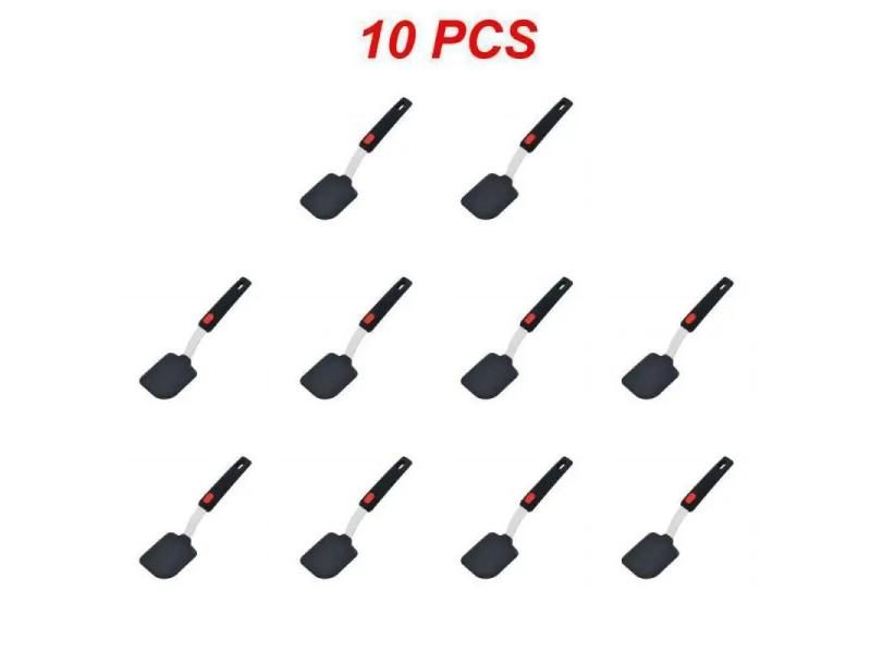 1-10PCS Frying Spatula Non-Stick Slotted Turner Kitchenware Turner Spatula Carousel 1