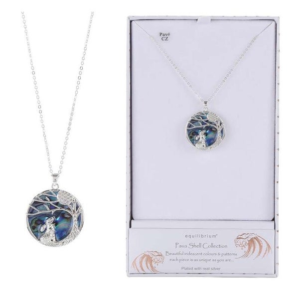 Equilibrium Paua Shell Moon Gazer Necklace Carousel 1
