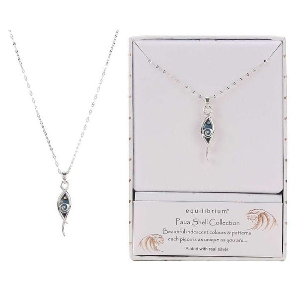 Equilibrium Paua Shell Twist Necklace Carousel 1