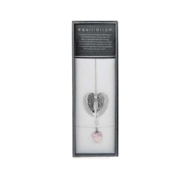 Equilibrium Pink Crystal Angel Wings Suncatcher Carousel 1