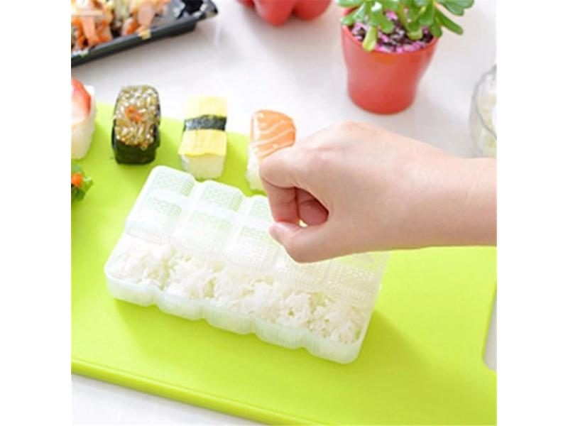 5 Rolls Sushi Maker Japan Nigiri Sushi Mold Rice Ball Press Storage Box Carousel 1