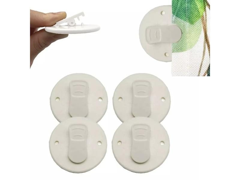 4Pcs Shower Curtain Clips For Shower Home Decoration Carousel 2