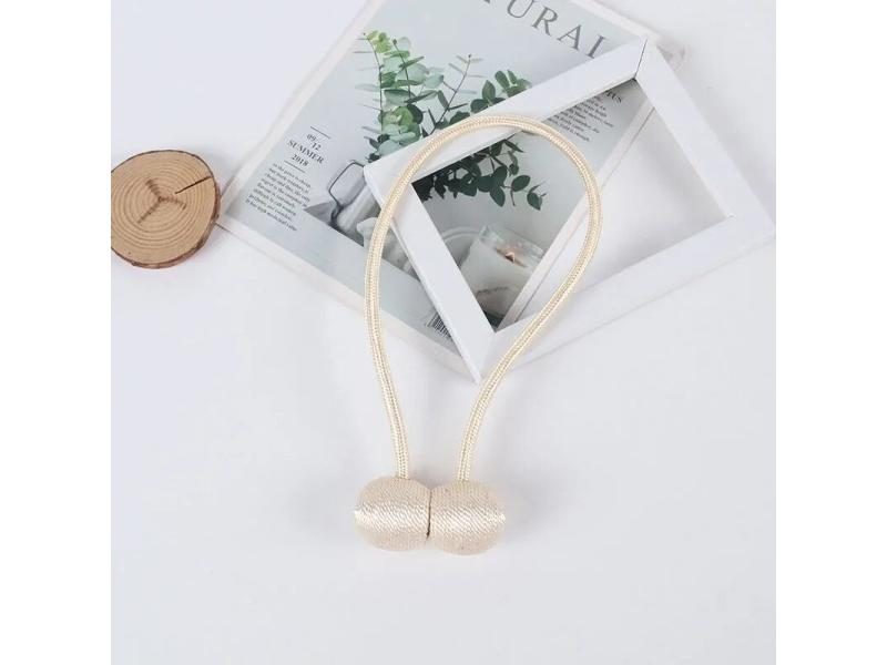Magnetic Ball Curtain Tiebacks Tie Rope Accessorie Rods For Home Decor Carousel 2
