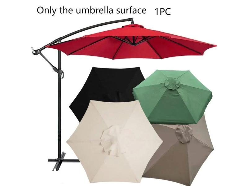 Polyester Sunshade Cloth Outdoor Patio Umbrella Surface Replacement Cloth Carousel 2