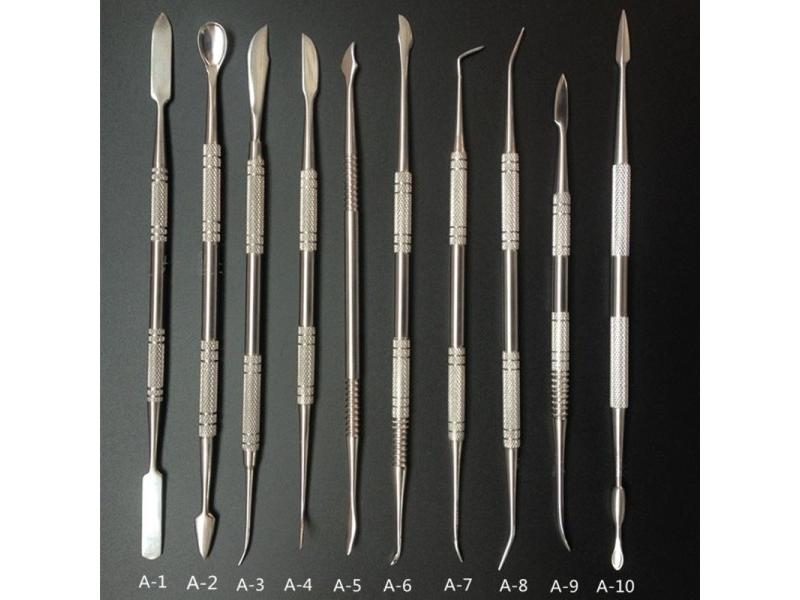 10Pcs/Set Stainless Steel Soft Clay Tools For Sculpting Wax Pottery Carousel 2