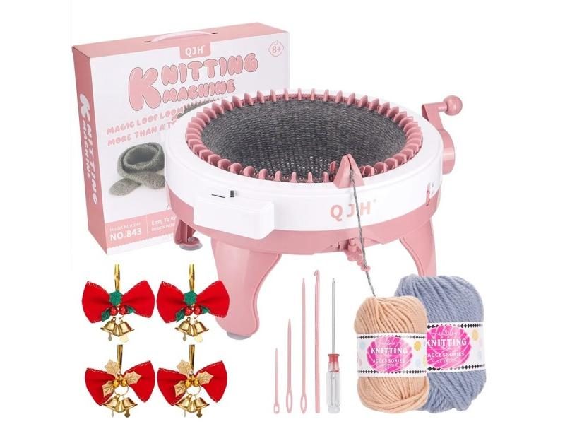 Sentro 48 Needles Smart Weaving Loom Round Spinning Knitting Machines With Row Carousel 2