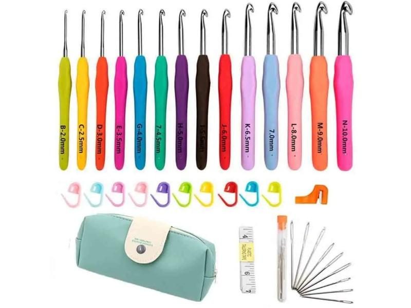 Crochet Hooks Ergonomic Crochet Hooks Extra Long Crochet Needles Knitting Carousel 1