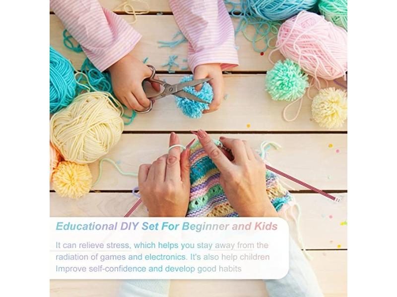 35cm With Plug Sweater Needle Single Point Knitting Needles Color Extra Long Carousel 2