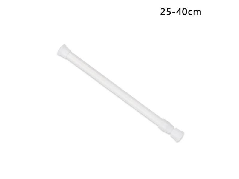 Multi Purpose Spring Loaded Telescopic Curtain Pole Net Rods Carousel 1
