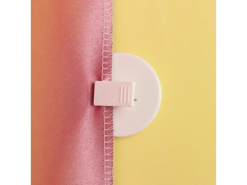 1 Pcs White Curtain Clips For Home Bathroom Shower Curtains Carousel 2
