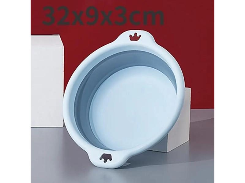 Portable Foldable Plastic Laundry Basin Bathroom Household Supplies Carousel 1