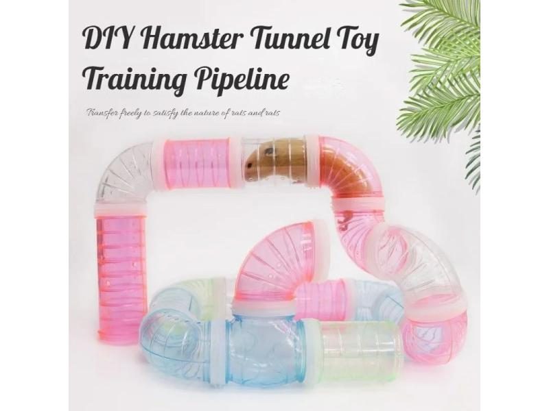 Hamster Guinea Pig Tunnel DIY Maze Tube For Small Animals Carousel 2