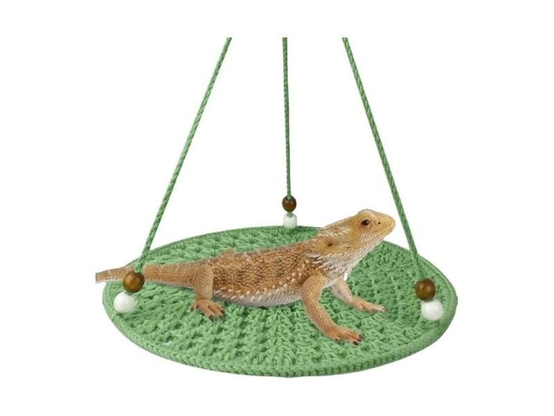 Bearded Dragons Swing Lizards Hammock Reptile Terrariums Habitat Decoration Carousel 1