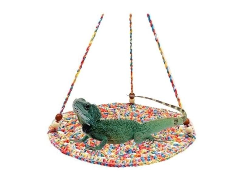 Bearded Dragons Swing Lizards Hammock For Reptile Terrariums Carousel 1