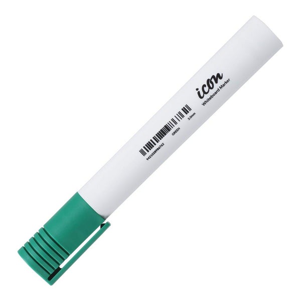 Icon Bullet Tip Whiteboard Marker Green x 12's pack Carousel 1
