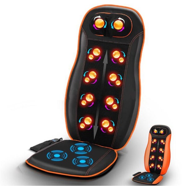 Full Body Back Neck Car Seat Massager Cushion Massage Chair Pad Carousel 1