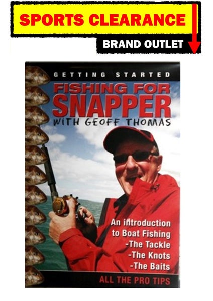 Getting Started Fishing for Snapper DVD with Geoff Thomas. WAS $29.99, NOW $9.9964496840327938110