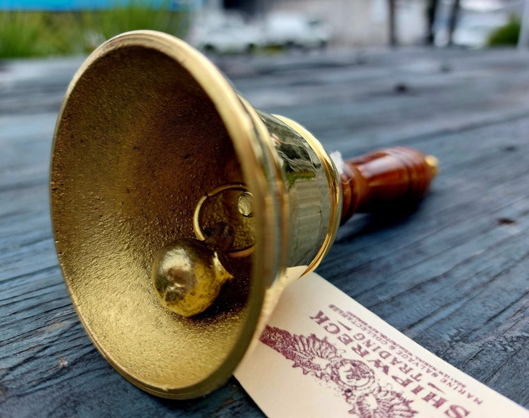 Brass Hand Bell 2" [18926] Carousel 2