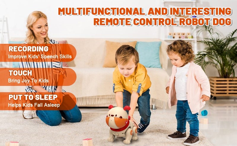 Robot Dog Pets Toy Remote Control Robot Dog Toy with Touch Interaction Carousel 2