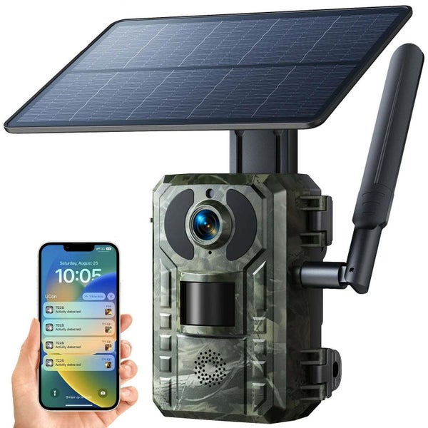 Solar 4G 2K QUD Trail Camera Wildlife Game Hunting Camera Carousel 2