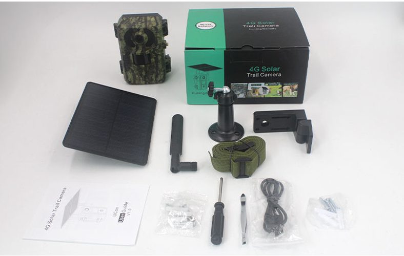 Solar 4G 2K QUD Trail Camera Wildlife Game Hunting Camera Carousel 6