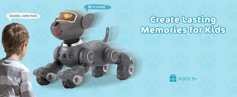Robot Dog Toy Voice & 2.4GHz Remote Control Robot Pet with Interactive Touch Sen Carousel 2