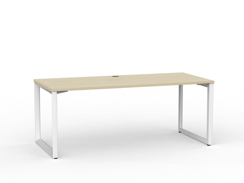 Knight's Anvil Desk 1800mm x 800mm - White Frame (Choice of Worktop Colours) Carousel 2