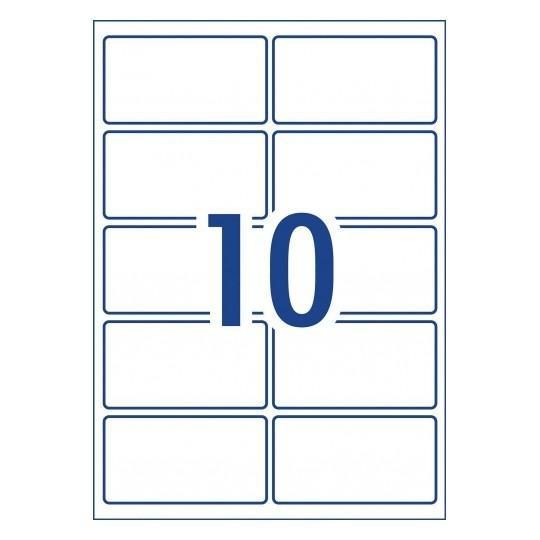 Avery L7148 Labels 10's x 10 Sheets Carousel 2