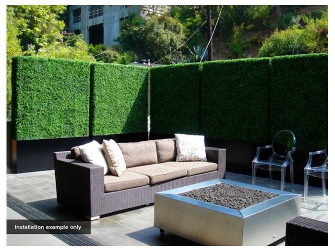 Artificial Hedge Wall Boxwood Spring Growth 3m² Carousel 10