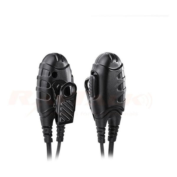 TECHOMAN Earpiece G-Type with Lapel Microphone with VOX for GME Walkie Talkie Carousel 2