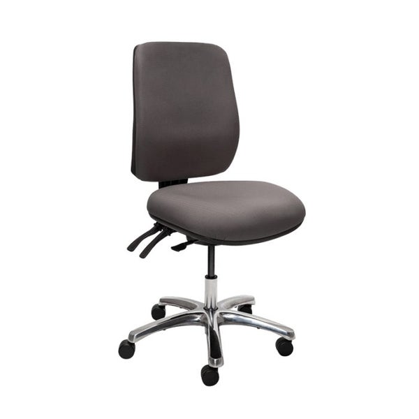 Buro Roma 3 Lever High Back Ergonomic Office Chair, Polished Aluminium Base, ... Carousel 1