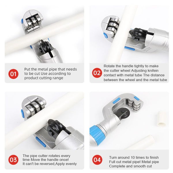 3-50mm Bearing Pipe Cutter Tube Shear Cutter Circular Blade Chrome Carousel 7