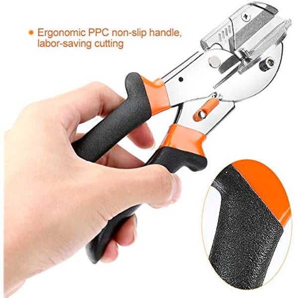Multi Angle Miter Shear Cutter for Angular Cutting of and Trim from Carousel 6