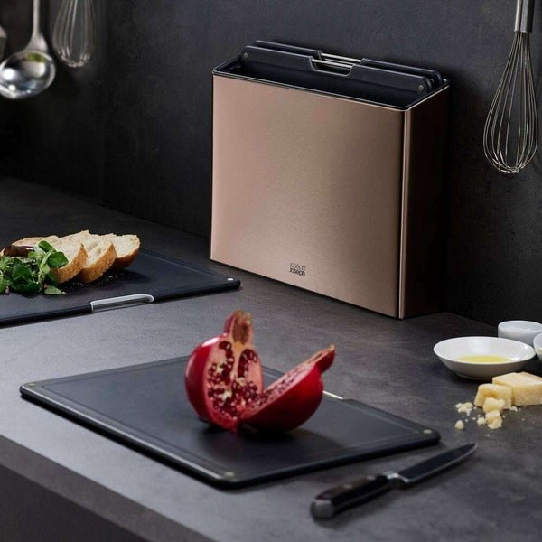 Joseph Joseph Folio Steel Chopping Boards Rose Gold Carousel 2