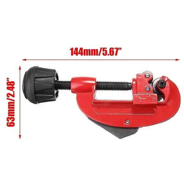 1PC Pipe Cutter, 1/8' To 1-1/8' inch Tubing Cutter, Carousel 1