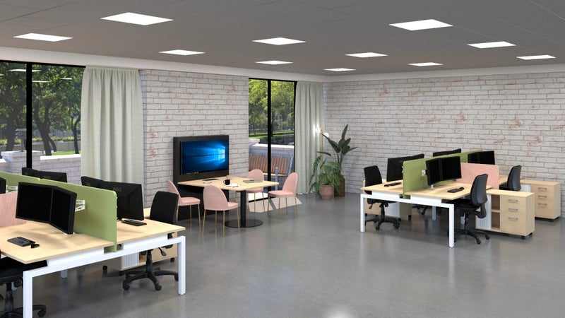 Balance 2 Pod Back-to-Back Desk 2x1200x700 Carousel 9