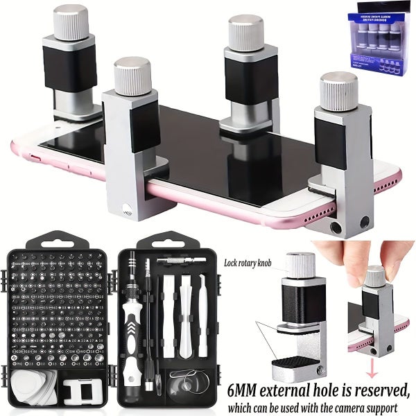 Phone Repair Clamps,Screen Clamps Securing Clip Tools 117 in 1 Carousel 2