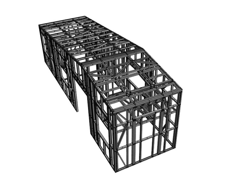 Tiny House Steel Frame Kitset - 2.95m x 10.2m *SPECIAL FREE DELIVERY OFFER!* Carousel 12