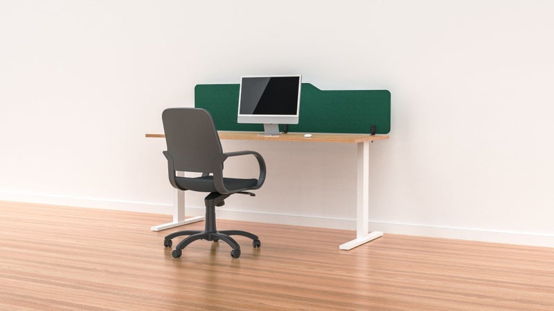 Acoustic Desk Screen Milford 400mm x 1200mm x 12mm Privacy Screen, Choice of ... Carousel 2