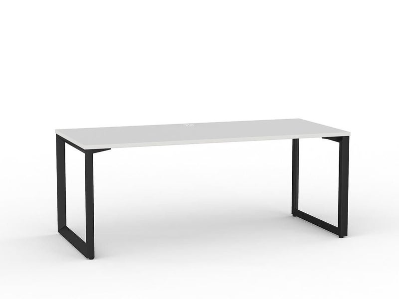 Knight's Anvil Desk 1800mm x 800mm - Black Frame (Choice of Worktop Colours) Carousel 1